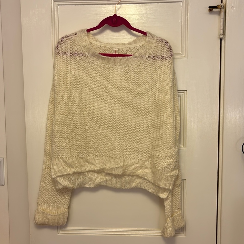 No boundaries XL cream sweater